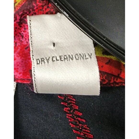 Chicos Jacket Womens Size 0 Multicolored Silk Embroidered Beaded Vintage Top - Picture 11 of 11